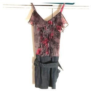 Playful coquettish romper